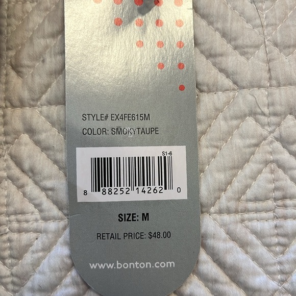Bonton Brown fleece zip up jacket. Size M. NWT - Picture 3 of 6